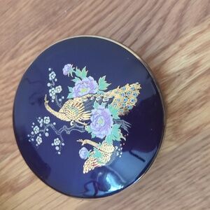 Vintage Japanese Cobalt trinket box